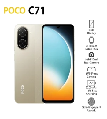 Imagen de Xiaomi Poco C71, Dorado